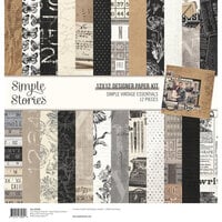 Simple Stories - Simple Vintage Essentials Collection - Designer Paper Kit