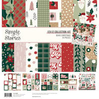 Simple Stories - Boho Christmas Collection - 12 x 12 Collection Kit