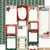 Simple Stories - Boho Christmas Collection - 12 x 12 Double Sided Paper - Journal Elements