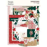 Simple Stories - Boho Christmas Collection - Chipboard Frames