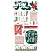 Simple Stories - Boho Christmas Collection - Foam Stickers
