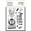 Simple Stories - Boho Christmas Collection - Clear Photopolymer Stamps
