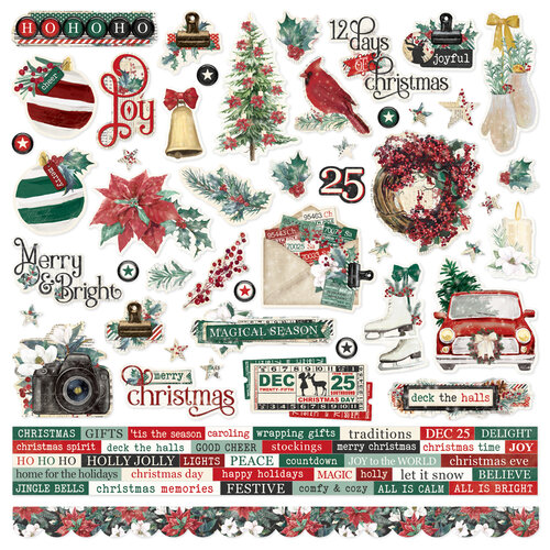 Simple Vintage TIS The Season - Cardstock Stickers - Simple Stories