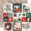 Simple Stories - Simple Vintage 'Tis The Season Collection - 12 x 12 Double Sided Paper - 2 x 2 and 4 x 4 Elements