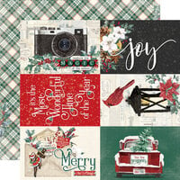 Simple Stories - Simple Vintage 'Tis The Season Collection - 12 x 12 Double Sided Paper - 4 x 6 Elements