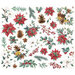 Simple Stories - Simple Vintage 'Tis The Season Collection - Ephemera - Floral Bits and Pieces
