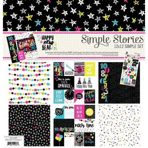 Simple Stories - Happy New Year Collection - 12 x 12 Collection Kit