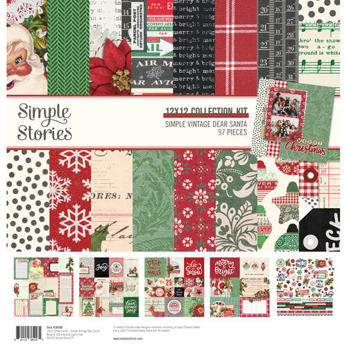 Simple Stories - Simple Vintage Dear Santa Collection - 12 x 12 Collection Kit
