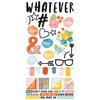 Simple Stories - Hashtag Whatever Collection - Cardstock Stickers