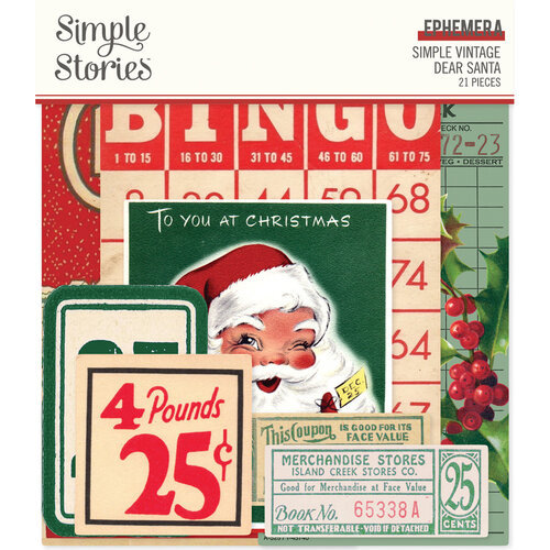 Simple Stories - Simple Vintage Dear Santa Collection - Ephemera