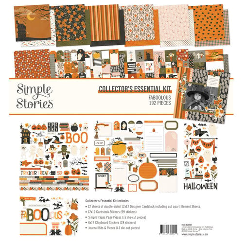 Simple Stories - FaBOOlous Collection - Collector's Essential Kit