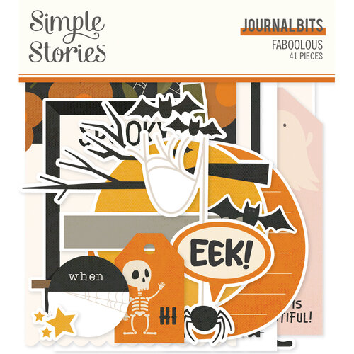 Simple Stories - FaBOOlous Collection - Ephemera - Journal Bits Simple Stories - FaBOOlous Collection - Ephemera - Journal Bits