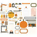 Simple Stories - FaBOOlous Collection - Ephemera - Journal Bits