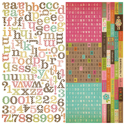 Simple Stories - Fab-U-lous Collection - 12 x 12 Cardstock Stickers - Expressions