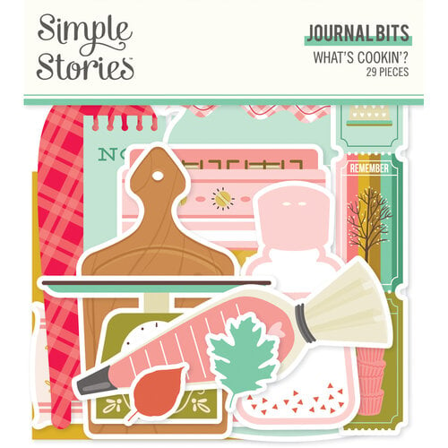 Simple Stories - What's Cookin' Collection - Ephemera - Journal Bits and Pieces