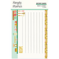 Simple Stories - What's Cookin' Collection - Recipe Cards