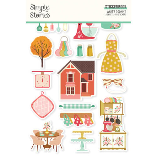 Simple Stories - What's Cookin' Collection - Sticker Book