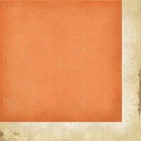 Simple Stories - Fab-U-lous Collection - 12 x 12 Double Sided Paper - Orange Dot