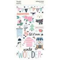 Simple Stories - Winter Wonder Collection - 6 x 12 Chipboard Stickers