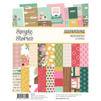 Simple Stories - Noteworthy Collection - 6 x 8 Paper Pad