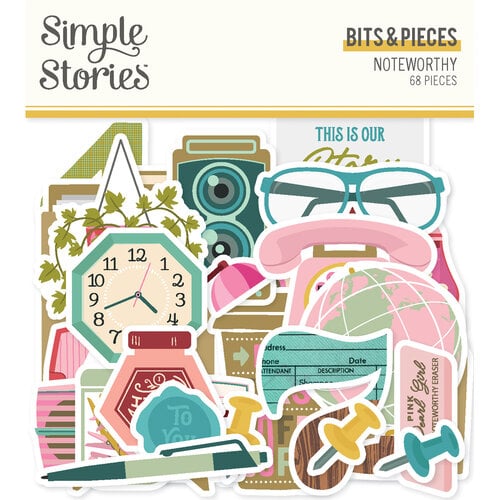 Simple Stories - Noteworthy Collection - Ephemera - Bits And Pieces