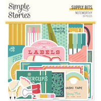 Simple Stories - Noteworthy Collection - Ephemera - Supply Bits And Pieces