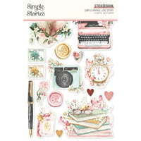 Simple Stories - Simple Vintage Love Story Collection - Sticker Book