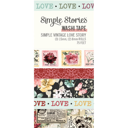 Simple Stories - Simple Vintage Love Story Collection - Washi Tape