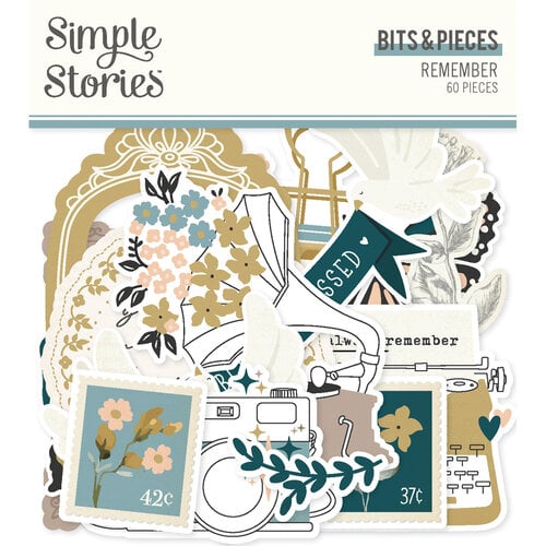 Simple Stories - Remember Collection - Ephemera - Bits And Pieces