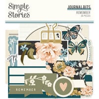 Simple Stories - Remember Collection - Ephemera - Journal Bits And Pieces