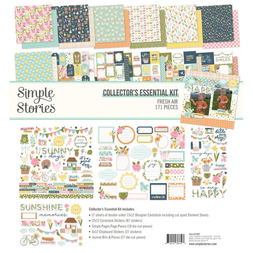 Simple Stories - Fresh Air Collection - Collector's Essential Kit