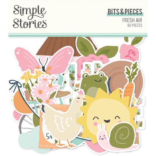 Simple Stories - Fresh Air Collection - Ephemera - Bits And Pieces