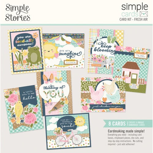 Simple Stories - Fresh Air Collection - Simple Cards - Card Kit