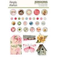 Simple Stories - Simple Vintage Spring Garden Collection - Decorative Brads