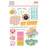 Simple Stories - True Colors Collection - Rub Ons