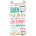 Simple Stories - True Colors Collection - Foam Stickers