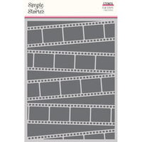 Simple Stories - True Colors Collection - Stencils - Film Strips