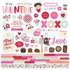 Simple Stories - Valentine's Day Collection - 12 x 12 Cardstock Stickers