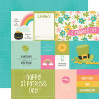 Simple Stories - St Patrick's Day Collection - 12 x 12 Double Sided Paper - Elements