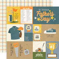 Simple Stories - Father's Day Collection - 12 x 12 Double Sided Paper - Elements 1