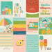 Simple Stories - Summer Snapshots Collection - 12 x 12 Double Sided Paper - 3 x 4 Elements