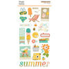 Simple Stories - Summer Snapshots Collection - 6 x 12 Chipboard Stickers