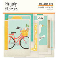 Simple Stories - Summer Snapshots Collection - Ephemera - Polaroid Bits And Pieces
