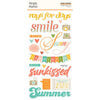 Simple Stories - Summer Snapshots Collection - Foam Stickers