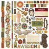 Simple Stories - Awesome Collection - 12 x 12 Cardstock Stickers - Fundamentals