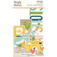 Simple Stories - Summer Snapshots Collection - Simple Pages - Page Pieces