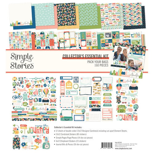 Simple Stories - Pack Your Bags Collection - Collector's Essential Kit