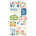Simple Stories - Pack Your Bags Collection - 6 x 12 Foam Stickers