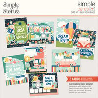 Simple Stories - Pack Your Bags Collection - Simple Cards - Card Kit