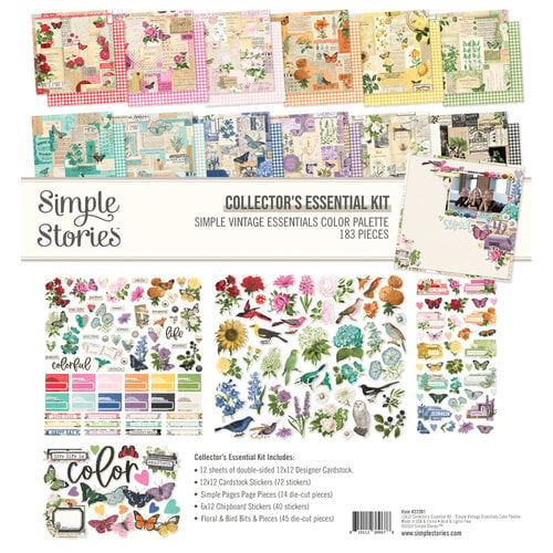 Simple Stories - Simple Vintage Essentials Color Palette Collection - Collector's Essential Kit